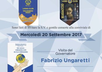 Inizio annata e Visita del Governatore